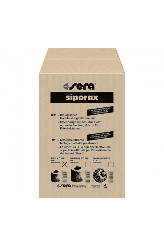 Sera Siporax PROTECT 15 mm 10 litrů