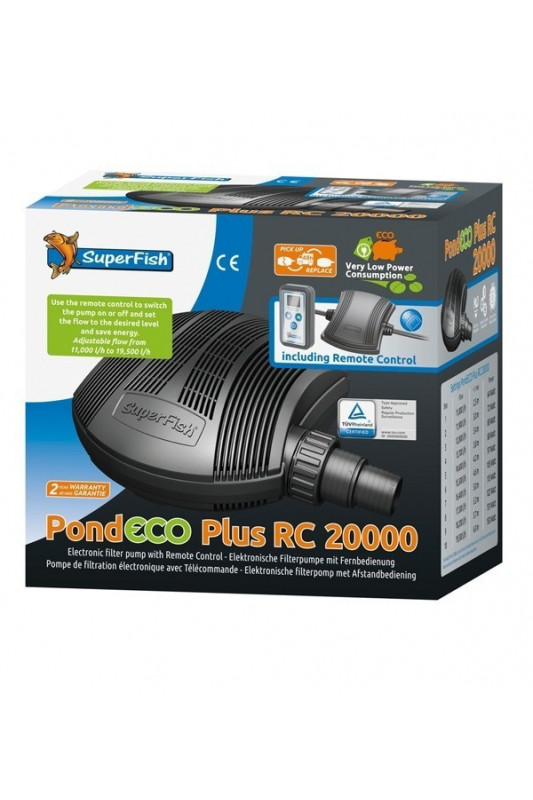SF PondEcoPlus RC 20000 - 64-150W s dálkovým ovládáním